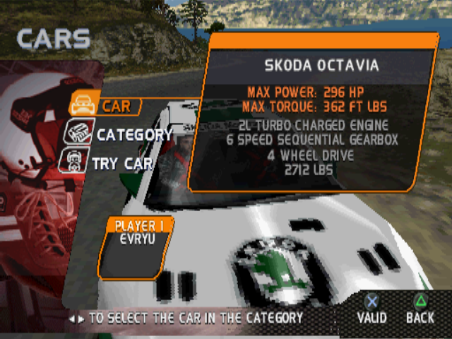2 Games: V-Rally & Eagle One Harrier Attack screenshot 3 for Playstation